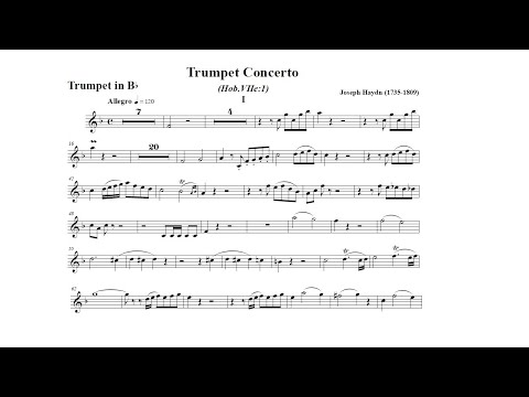 Franz Joseph Haydn: Trumpet Concerto (Gabriele Cassone, Eb cornet) I