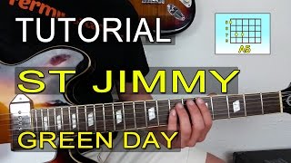 Cómo Tocar St Jimmy de Green Day en Guitarra - TUTORIAL - FermiGuitarra