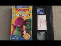 Opening To Barney S Best Manners 1993 VHS