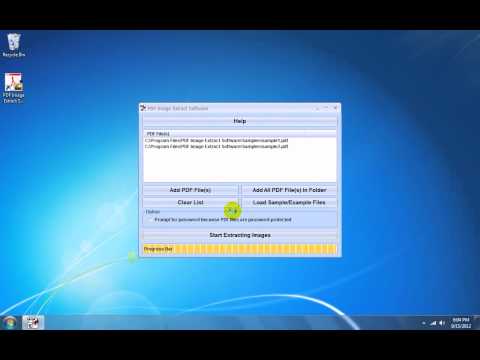 PDF Image Extract Software