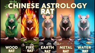 wood, fire, earth, metal, and water Rat: Chinese Astrology