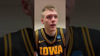 Iowa men's basketball Bennett Stirtz after losing to Illinois in the Elite Eight (3/28/26)