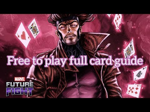 Full free to play card guide & some rng chest opening||marvel future fight||