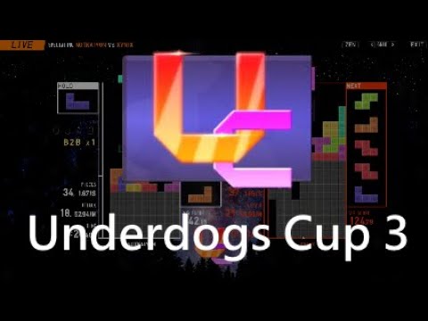 Tetr.io Underdogs Cup 3 (S- and below) with Twitch chat. Sept 27, 2020