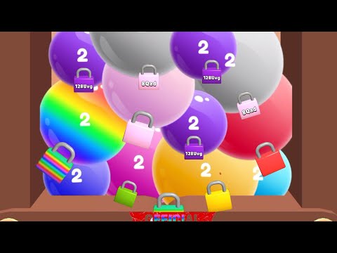 🎯 Jelly 2048 (blob merge 3d) 🆚 Puff Up balloon puzzle gameplay new part 10
