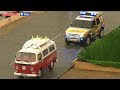 RC POLICE CAR PURSUIT SIREN FLASHING LIGHTS STOLEN VW CAMPER VAN FORCED TO STOP