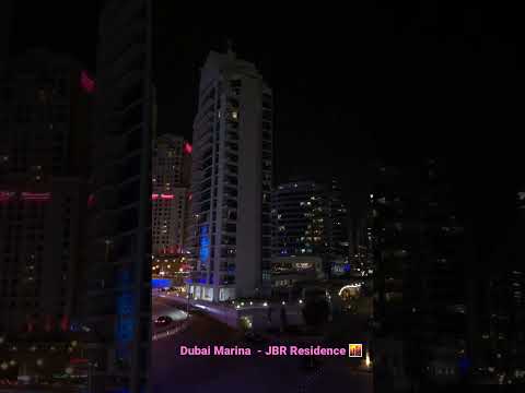 Dubai Marina - the Lake and JBR !🌆❤️ the beautiful place on the world 🌍🍀🥰