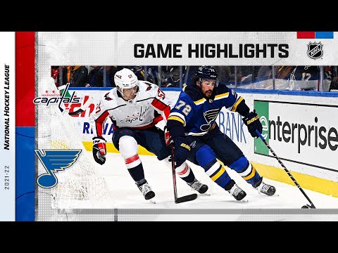Capitals @ Blues 1/7/22 | NHL Highlights