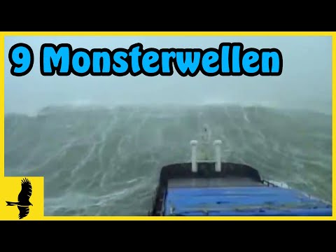 9 huge monster waves caught on camera