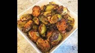 Air Fryer Brussels Sprouts Recipe - Marinated Brussels Sprouts