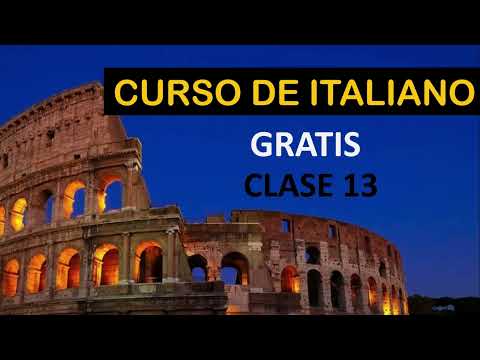 Lesson 13: ITALIAN FOR BEGINNERS: COMPLETE COURSE FREE. / I AM MIGUEL LANGUAGES