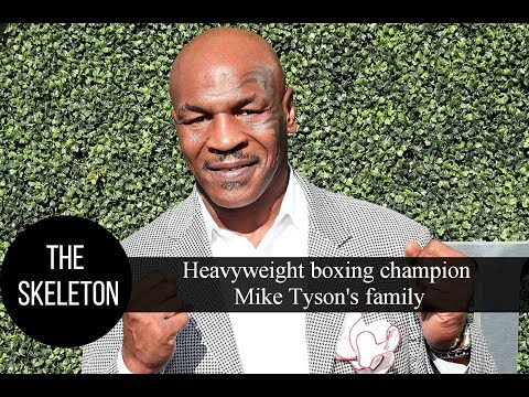 Heavyweight boxing champion Mike Tyson's family