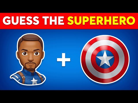 Can You Guess The Superhero By Emoji? 🕷🦸 Marvel & DC Superheroes Emoji Quiz | Easy, Medium, Hard