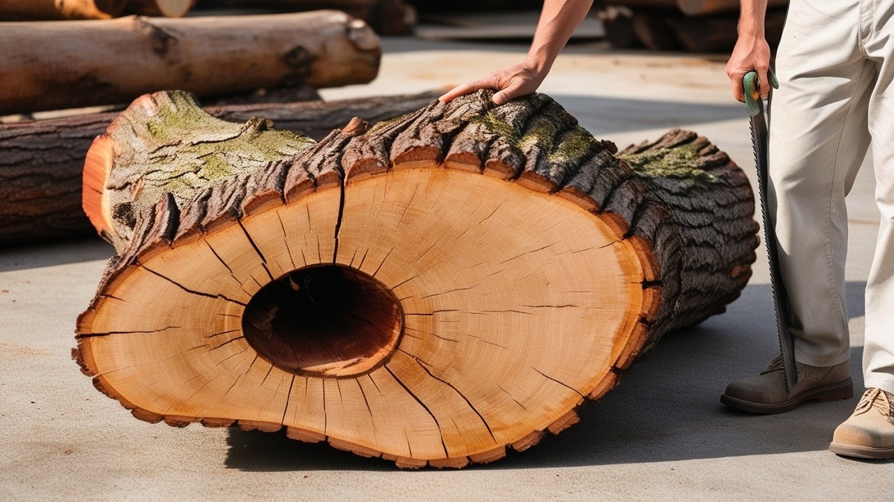 Unbelievable Woodworking Creation You've Never Seen // Best Woodworking Projects Large Tree Trunk