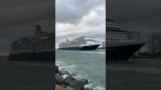 Koningsdam departing Port Everglades #porteverglades #koningsdam #hollandamerica #port