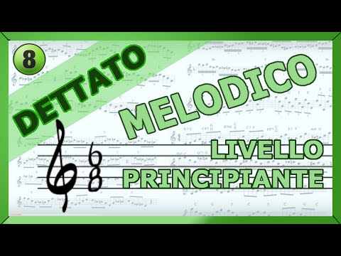 [CORSO DI EAR TRAINING] D08 - Dettato melodico in DO 4 battute 6 ottavi (livello principiante)