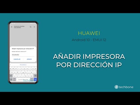 Añadir Impresora por Dirección IP - Huawei [Android 10 - EMUI 12]
