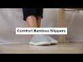 InnovaGoods Comfort Bamboo Unisex házi papucs 37-39