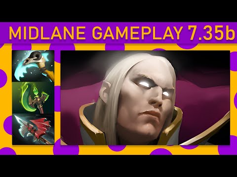 ⭐bzm Invoker 15+ Kills! Mid Gameplay 7.35b - Dota 2 Top MMR