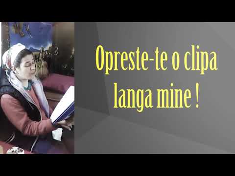 Opreste-te o clipa langa mine (cantare )