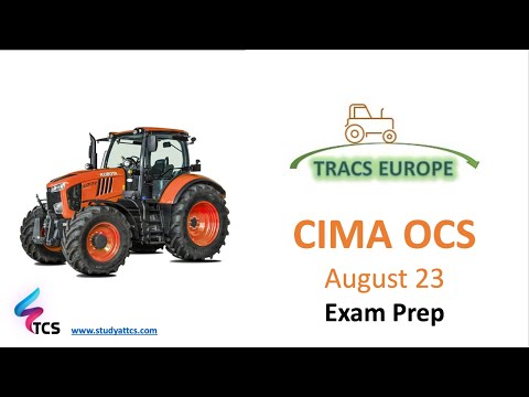 CIMA OCS August 2023 (Tracs Europe) - Webinar 03: Exam Prep