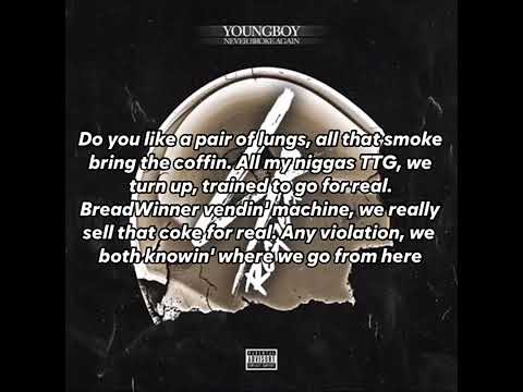 NBA YoungBoy - TTG (Lyrics) Ft. Kevin Gates