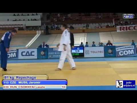Judo 2010 World Cup Men Vienna: Jaromir Musil (CZE) - Laszlo Csoknyai (HUN) [-81kg]