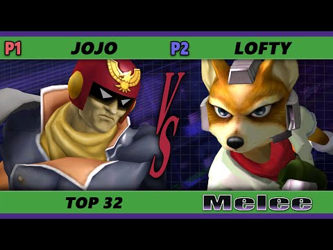 S@X 398 Online Top 32 - JoJo (Falcon) Vs. Lotfy (Fox) Smash Melee - SSBM