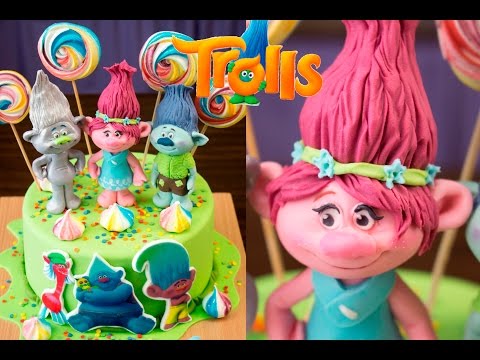 Торт 'ТРОЛЛИ'. Фигурка Принцессы Розочки / 'Troll' cake. Princess Figurine Roses - Я - ТОРТодел!
