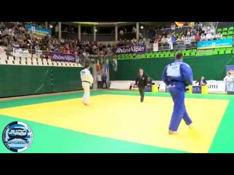 European Judo Cup Juniors Lyon 2013 Final o100kg SANAL Emre (FRA) - ELM Paul (GER)