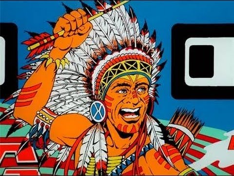 1974 Gottlieb "BIG INDIAN" Pinball Machine In Action