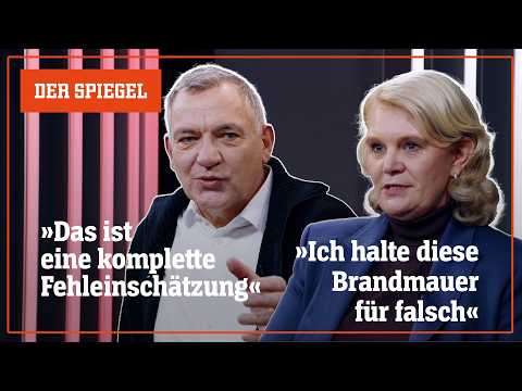 Weg mit der Brandmauer? Jan van Aken (Linke) & Saskia Ludwig (CDU) im Spitzengespräch | DER SPIEGEL
