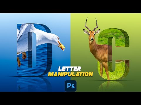Easy 3D Letter Manipulation in Photoshop for Beginners Tutorial 2023
