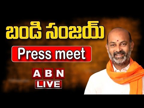 🔴LIVE : Bandi Sanjay Press Meet Live || ABN Telugu Teluguvoice