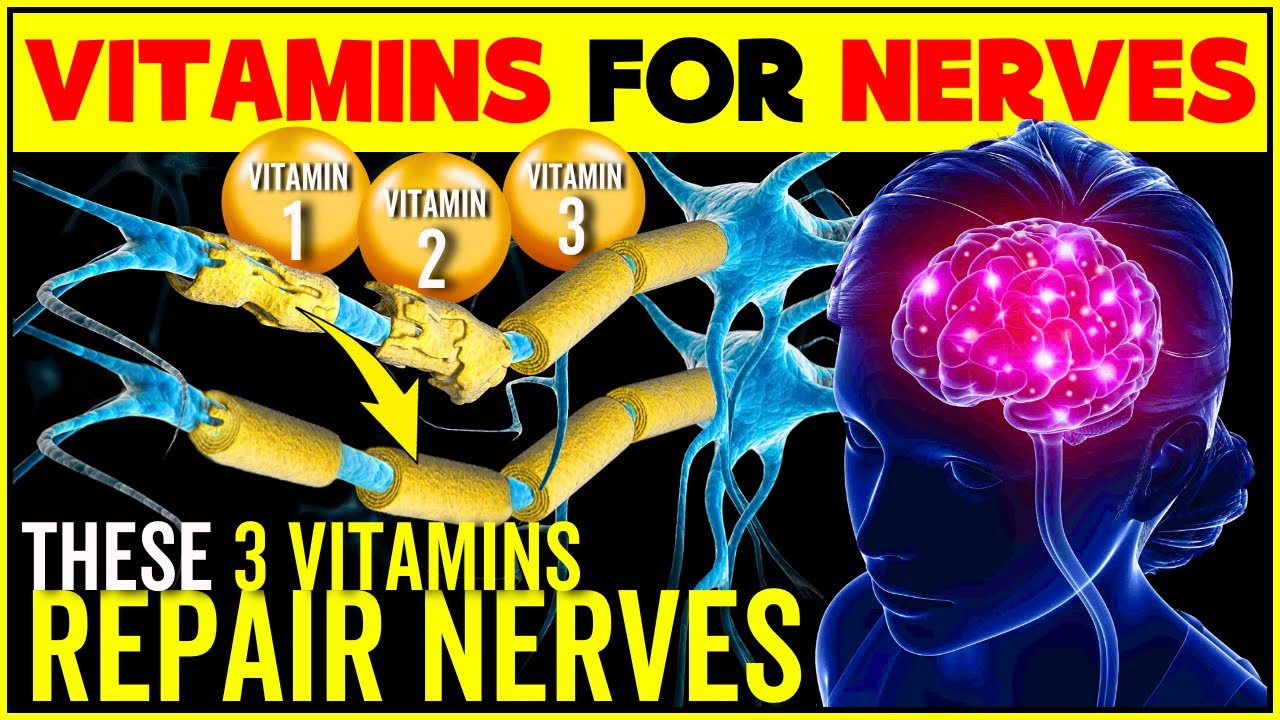 TOP 3 Vitamins To Repair Nerve Damage | Peripheral Neuropathy Treatment  And Vitamins