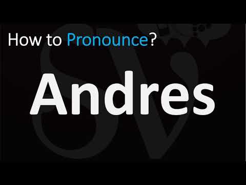 How to Pronounce Andres? (CORRECTLY)