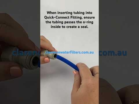 How to Use Quick-Connect Fittings #waterfilter #connection #tubing #howto #caravan #householditems