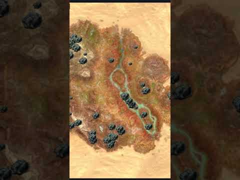 ArkSurvivalAscended Scorched Earth Resource Map #arksurvivalascended #asa #ark