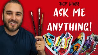 AMA CUSTOM SNEAKER LIVESTREAM!