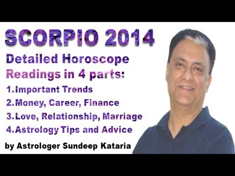 2014年蠍座ホロスコープ詳細占星術予想 (2014 Scorpio Horoscope DETAILED Astrology Forecast)