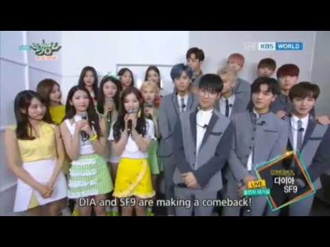 170421 KBS Music Bank  backstage interview with SF9