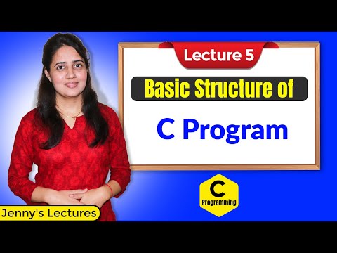 C 05 Structure of a C Program | Programming in C