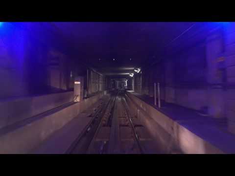 Vancouver SKYTRAIN FULL RIDE: EXPO LINE EASTBOUND END-TO-END Waterfront to King George Stn, Sunset