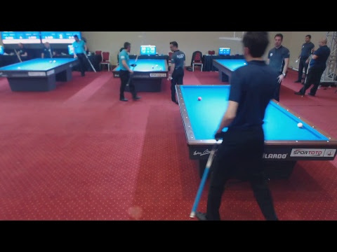 EMİN ÇALIŞKAN & EMRULLAH BAŞEĞMEZ Bilardo Maçı - 2018 - TÜRKİYE 1.LİGİ-1. Tur