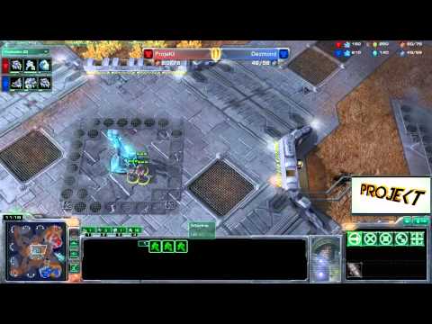 1v1 ProjeKt vs Dezmond TvT Antiga Shipyard (HD) - Team ProjeKt