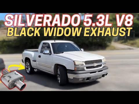 2006 Chevy Silverado LS 5.3L V8 Exhaust Sound w/ Black Widow Angry Housewife Muffler!