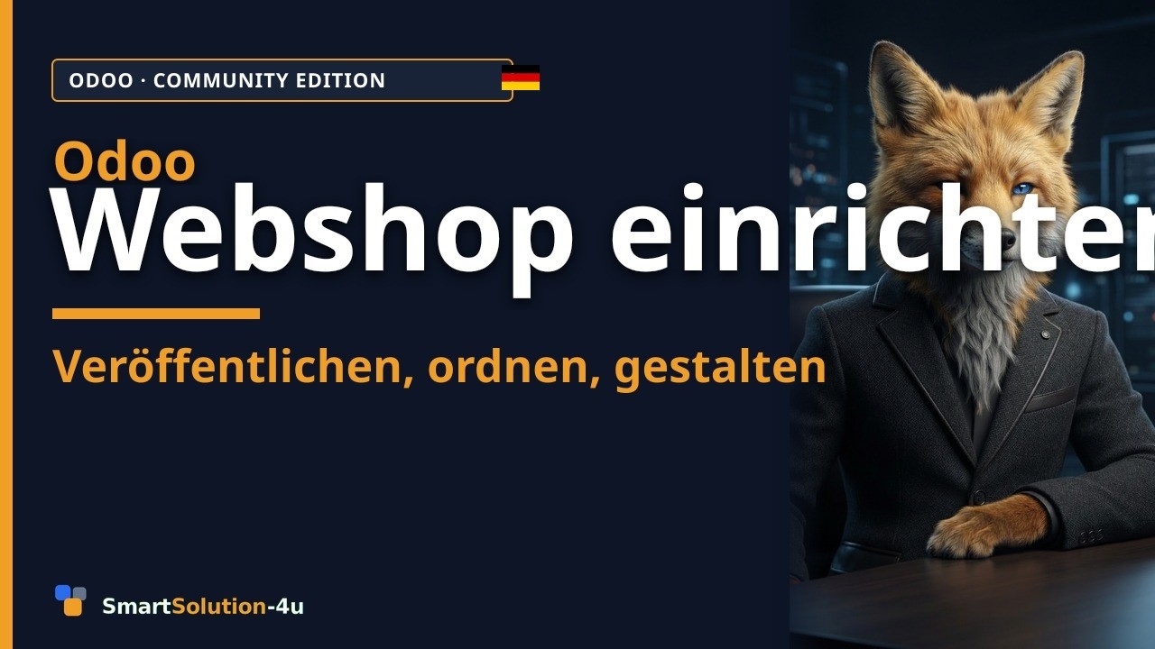 Odoo Webshop einrichten