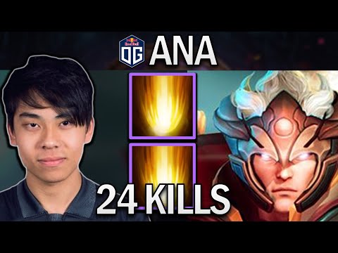 OG.ANA SMURF INVOKER WITH 24 KILLS - DOTA 2 7.30E PRO GAMEPLAY