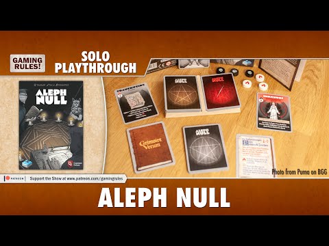 Aleph Null - Solo Playthrough