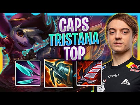 CAPS IS SO CLEAN WITH TRISTANA TOP! | G2 Caps Plays Tristana Top vs Fiora!  Season 2023